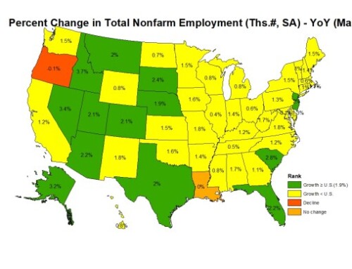State Level Employment Situation: March 2024